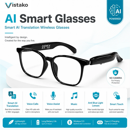 Smart AI Translation Wireless Glasses SG01