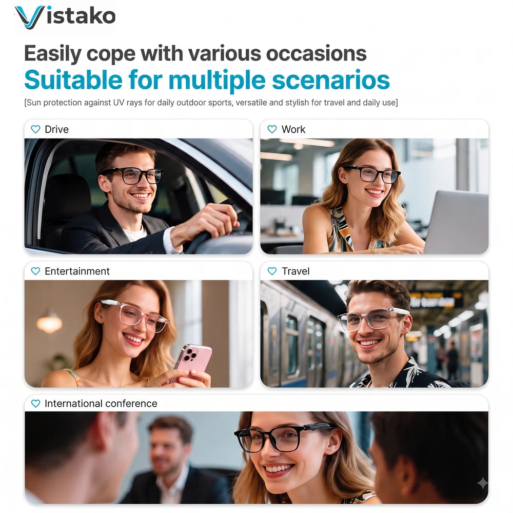 Smart AI Translation Wireless Glasses SG01